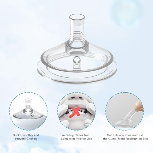 Full product packaging view of the authentic USA imported baby bottle silicone nipples.
