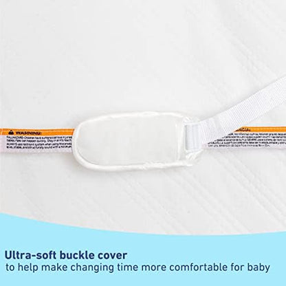 Close up of Graco changing pad water resistant surface texture