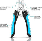 Candure dog nail cutter featuring ergonomic non-slip handles