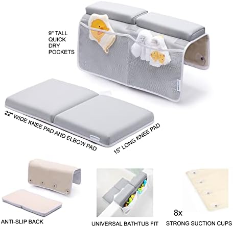 Baby Booth baby bath time support set in bathroom setting
