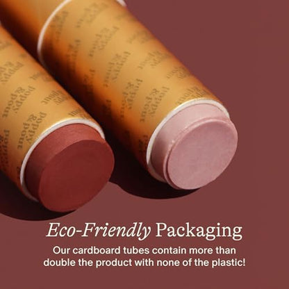 Poppy & Pout All Natural Lip Tint, Cardboard Tube, Hand-Filled, Beeswax, Vitamin E, Coconut Oil, Cruelty Free, All-Natural Shades (Faye) - Image 5