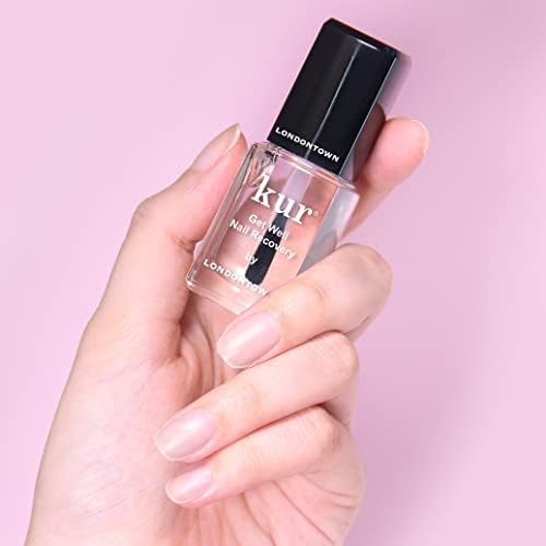 Application of Londontown strengthening treatment on thin peeling nails.