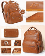 Rosegin parent travel bag highlighting detachable pacifier case and hardware