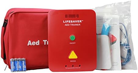 AED trainer kit for medical students featuring reusable training electrodes.