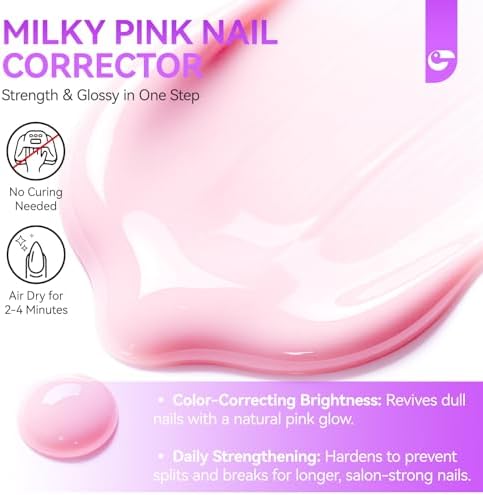 Vegan nail strengthener bottle side profile