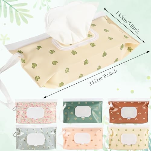 Close up of Febsnow refillable wipes pouch with flip top lid
