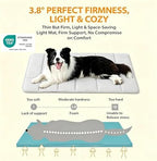 Removable and machine washable cover being unzipped from the pet mat