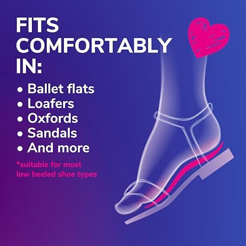 Dr. Scholl's discreet invisible shoe inserts placed inside a summer sandal for comfort.