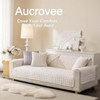 Aucrovee heavy duty dog sofa cover used as a floor play mat.