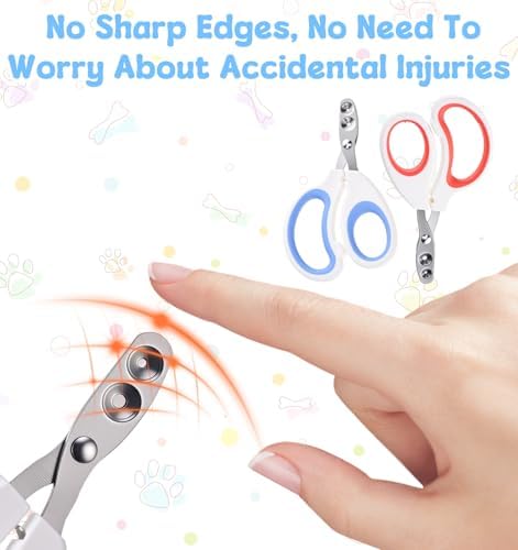 Exotic pet nail care tools showing scissor style grip handles