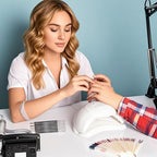 Detailing brushes for gel polish and nail art application