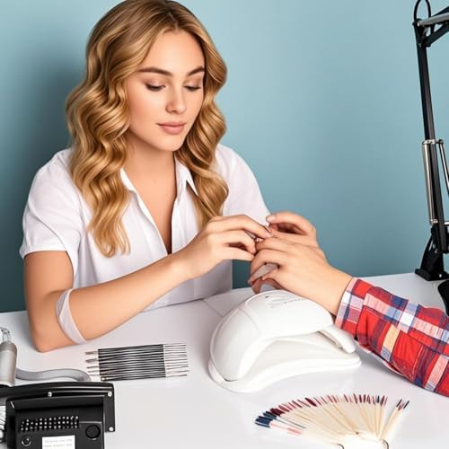 Detailing brushes for gel polish and nail art application