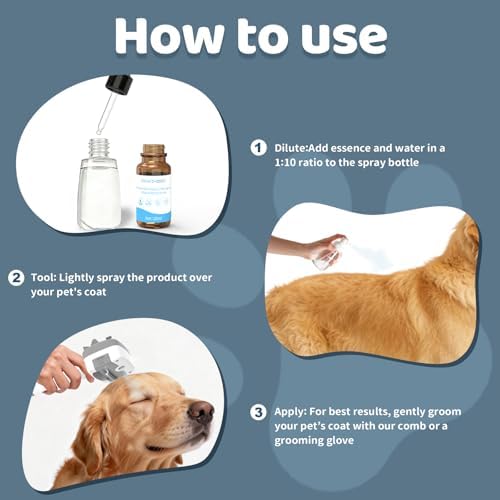 Pawimood authentic USA imported pet grooming spray for coat shine and skin soothing.