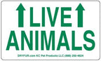 Complete set of metal replacement hardware for securing animal flight kennels
