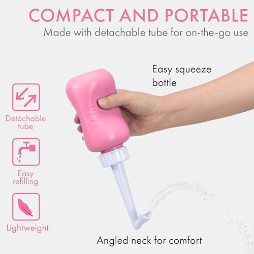 Upside down usage demonstration of Cynpel 12 Ounce spray bottle.