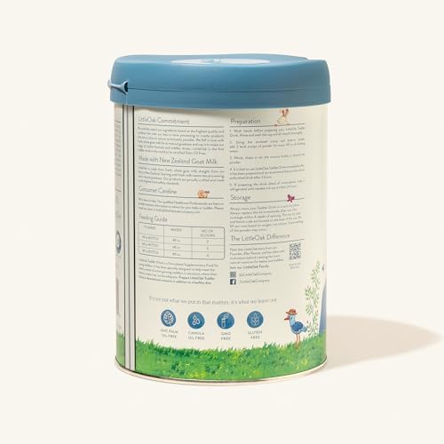 Top angle view of LittleOak eight hundred grams tin emphasizing the secure freshness seal