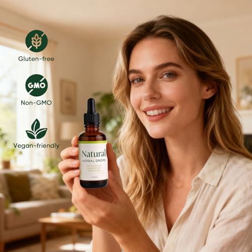 FQMUEV 100 percent organic botanical drops clear glass dropper view
