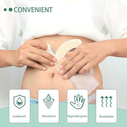 XIIFIIFII medical grade hydrocolloid tape strips showing the skin friendly adhesive backing