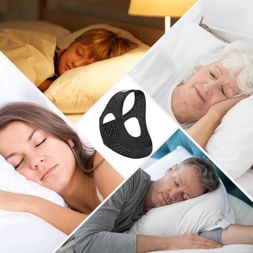 KeyBegin anti-snore jaw support belt packaged as a set for consistent nightly hygiene.