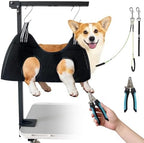 Close up of heavy duty table clamp on grooming arm