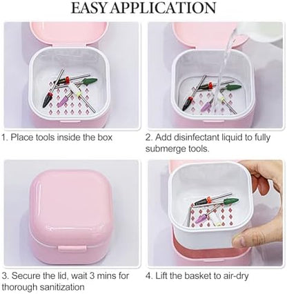 Sutokaka sterilizing tray set with strainer basket