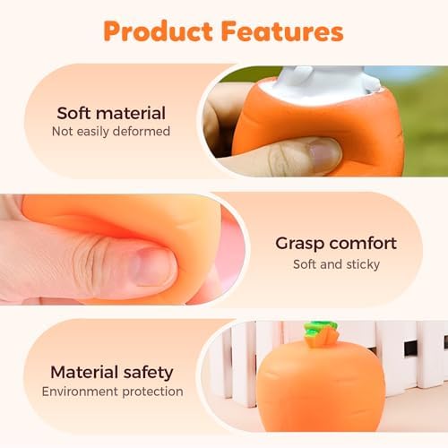 Close up view of the soft textured Thermoplastic Rubber material on the novelty toy