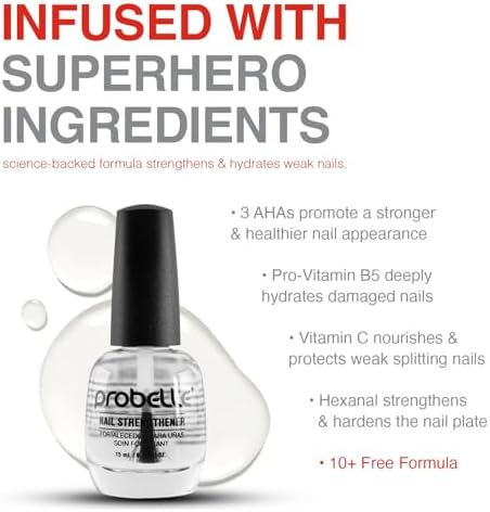 Side view of Probelle nail growth and repair bottle