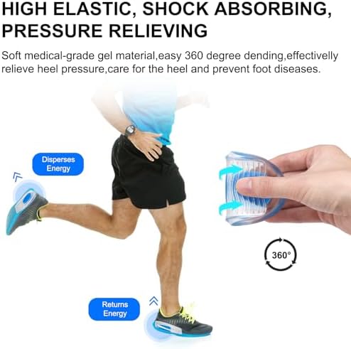 BloomLab medium size gel heel cups packaging view for Indian consumers.