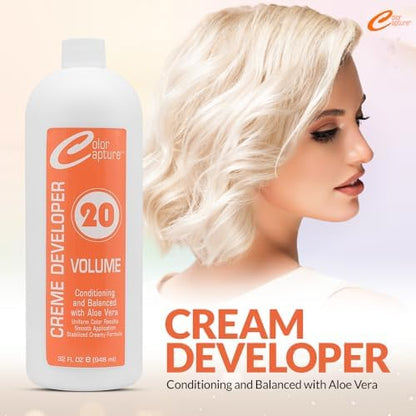 Color Capture 20 Volume developer 32 fluid ounces packaging