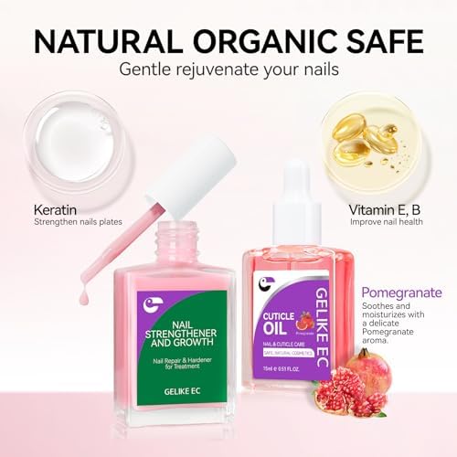 Rose and Pomegranate scented nail oil bottle close up