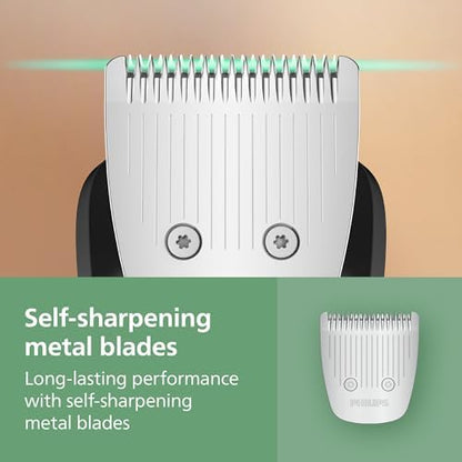 Philips Norelco 9000 electric shaver being rinsed under water showcasing waterproof design.