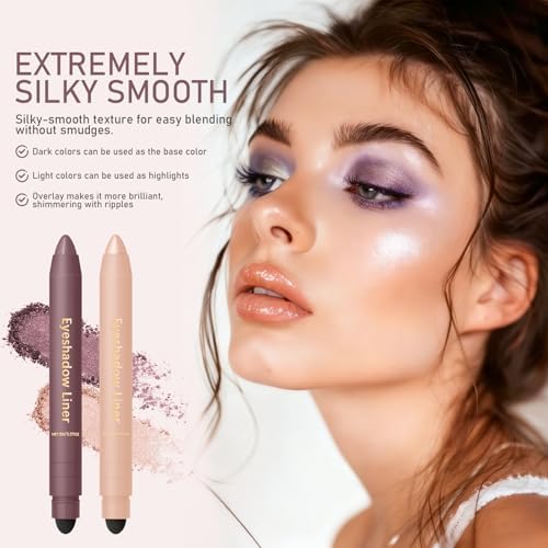 Hdfdreo Plum eyeshadow stick swatch on skin