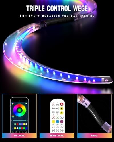 Collapsible design of Poiloves LED staff