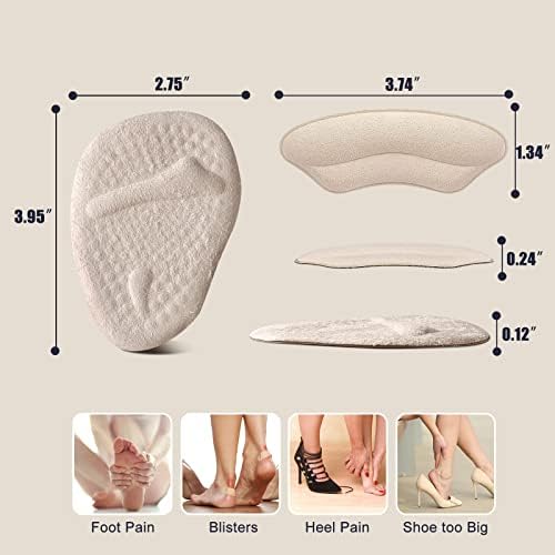Riootlnm four piece foot care kit for metatarsalgia and shoe size reduction.