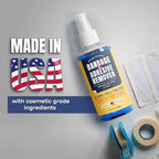 Berkland sting-free spray showing the 4 ounce bottle size and clear application instructions.