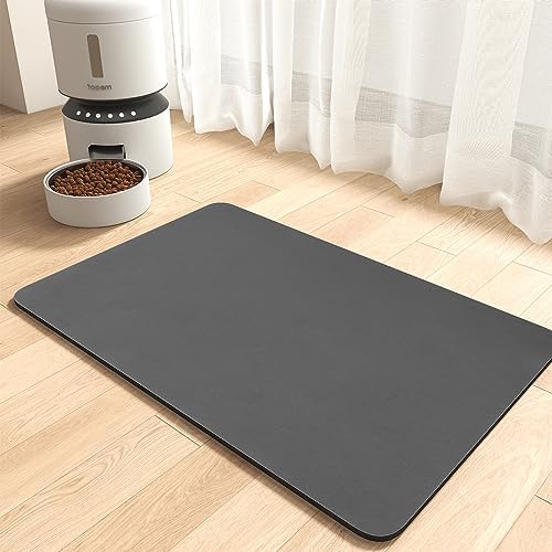 MontVoo no stains pet mat for food and water bowls