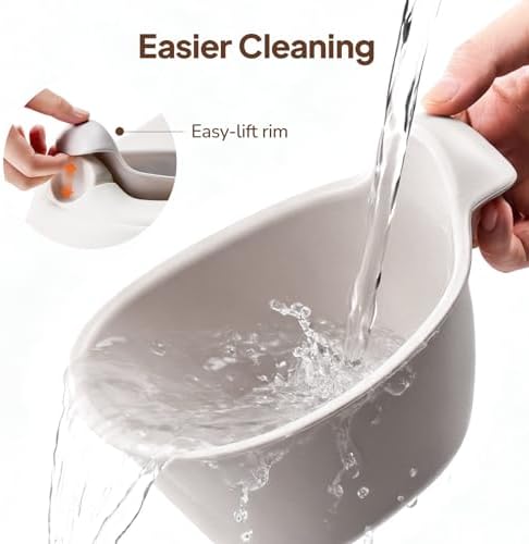 Gray portable potty training toilet for toddlers