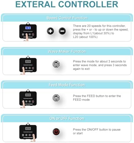 Full product kit of the JEREPOND 24V DC return pump including power adapter and fittings.