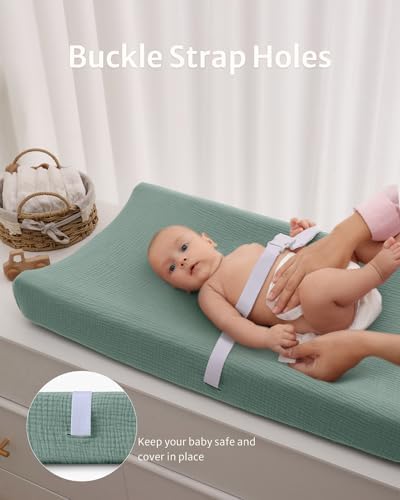 Blissful Diary botanical leaf pattern baby nursery mattress cover sheet
