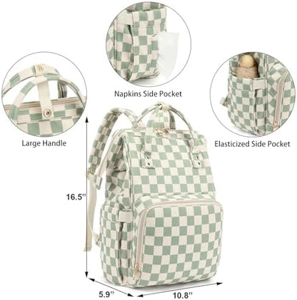 Dezcrab travel backpack back panel view highlighting the padded adjustable shoulder straps.