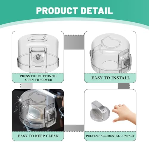 Universal size gas stove knob cover dimensions