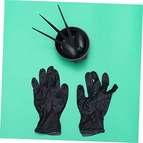 Professional hair tinting brush with precise bristles for dye application