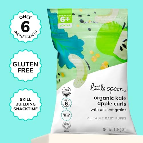 Clean Label Project Purity Award seal on Little Spoon organic baby snack bag