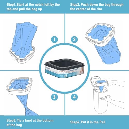 Fununcat authentic USA imported diaper pail accessories