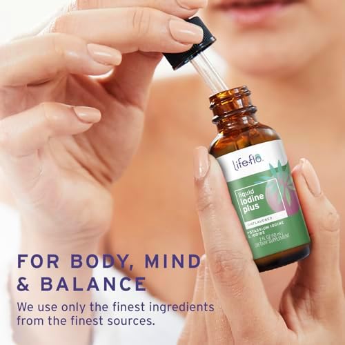 Authentic USA imported Life-Flo Iodine Plus packaging