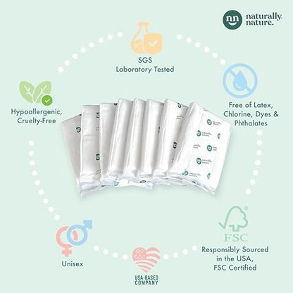 Instructions for placing Naturally Nature diaper liner