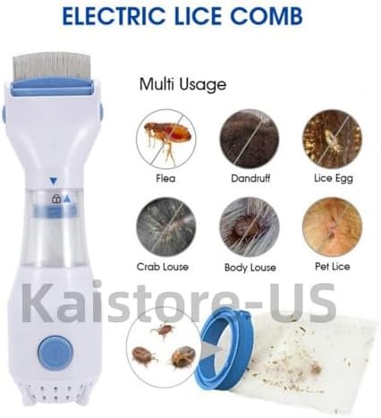 White plastic nit removal combs for kids and adults hair treatment