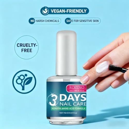 Cuticle hydration with Cosemi nail treatment oil