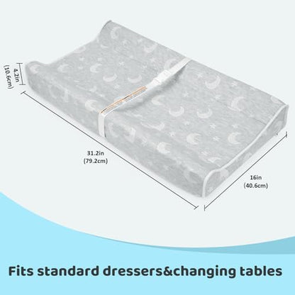 BBjixiang changing pad showing raised side walls for baby safety