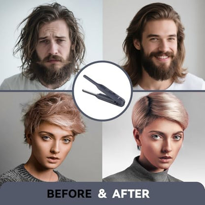 VIKICON hair straightener side view highlighting the lightweight ergonomic design for men and women